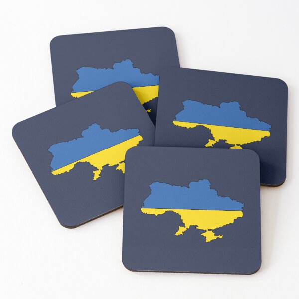 Artikelvorschau, Ukraine-Land-Form-Flagge entworfen und verkauft von Rachael Taylor.