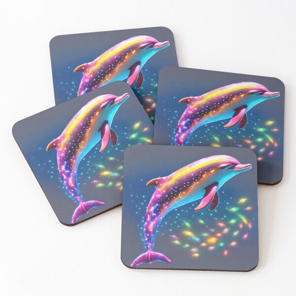 Item preview, Colorful Dolphin Art designed and sold by GloriousArtSKD.