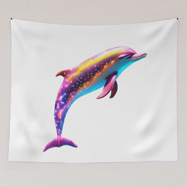 Item preview, Colorful Dolphin Art designed and sold by GloriousArtSKD.