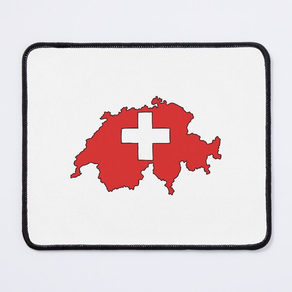 Item preview, Switzerland country shape flag designed and sold by Rachael Taylor.