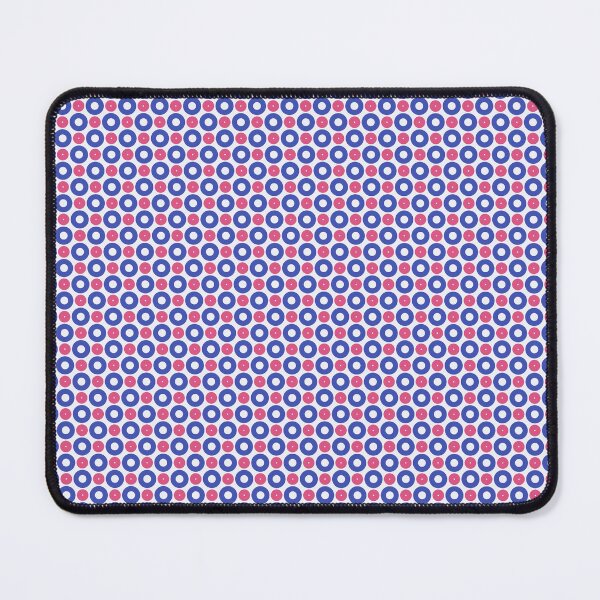 Item preview, Blue White Red Polka Dots Modern Contemporary Print Pattern designed and sold by VioletsnPansies.