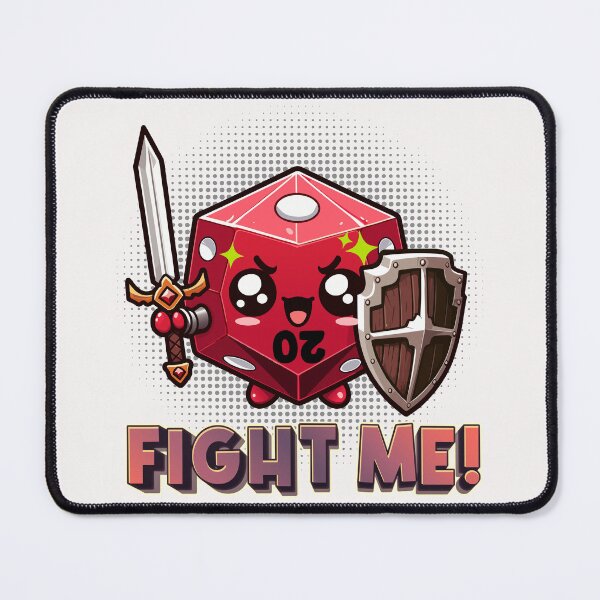 Item preview, Epic battle of the Kawaii RPG dice warrior of 20-sided dice designed and sold by GFelizNav.