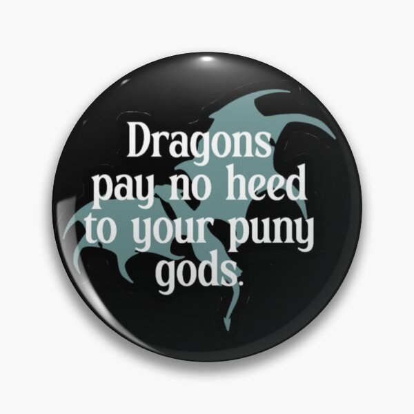Item preview, 4th wing- dragons pay no heed to your puny gods  designed and sold by wishingrain.