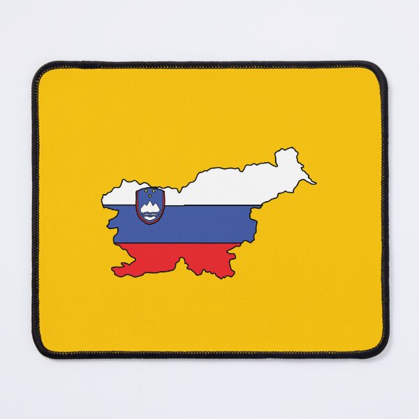 Item preview, Slovenia country shape flag designed and sold by Rachael Taylor.