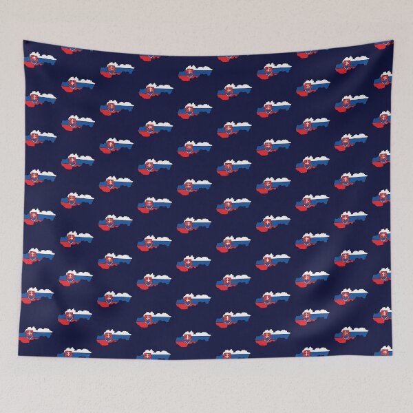 Item preview, Slovakia country shape flag designed and sold by Rachael Taylor.