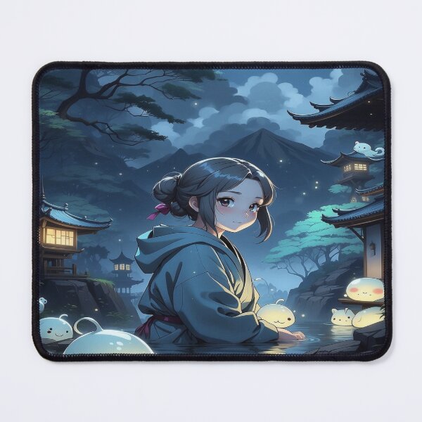 Item preview, Anime girl at night designed and sold by saly55887.