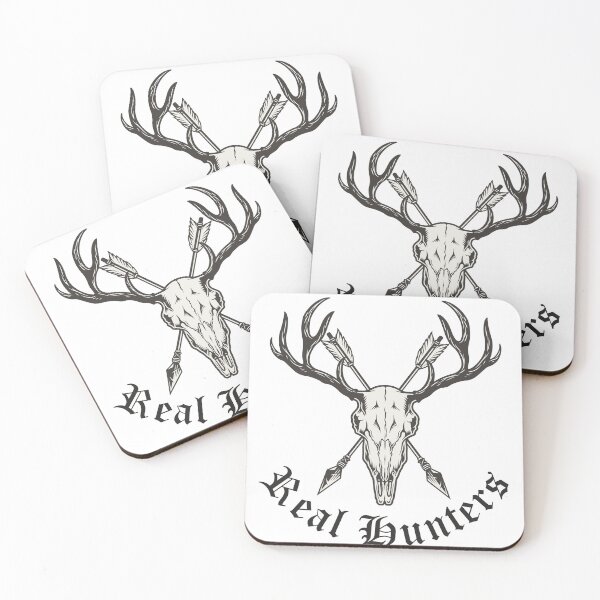 Item preview, Deer Skull Real Hunters, Cool Hunting Gift. designed and sold by PrintArt Studio.