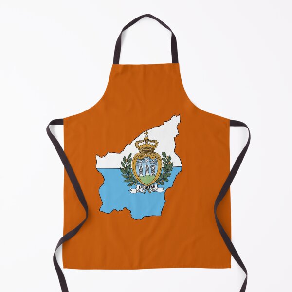 Item preview, San Marino country shape flag designed and sold by Rachael Taylor.