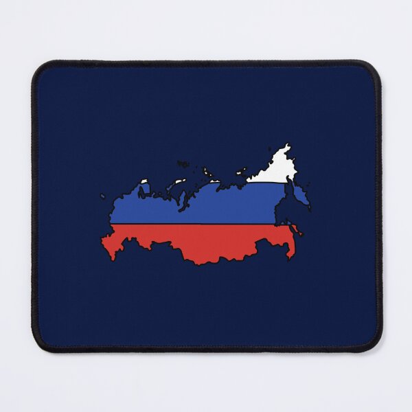 Item preview, Russia country shape flag designed and sold by Rachael Taylor.
