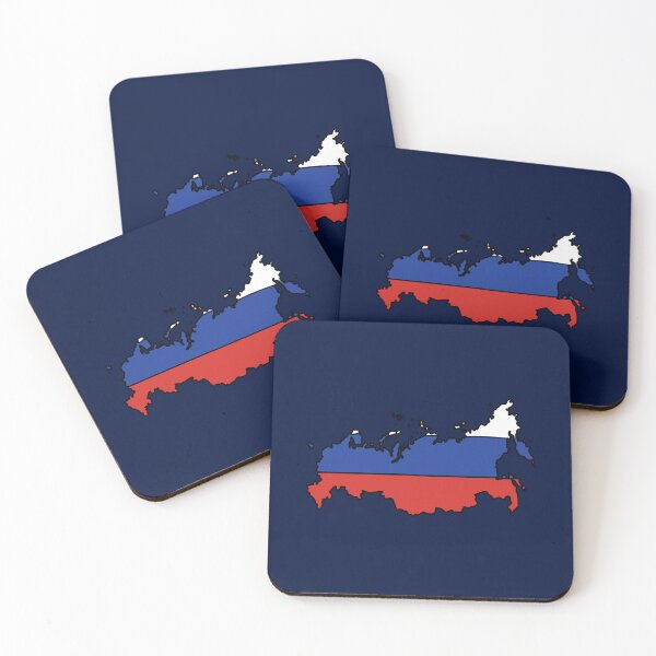 Item preview, Russia country shape flag designed and sold by Rachael Taylor.