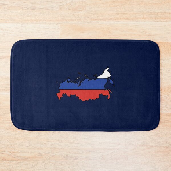 Item preview, Russia country shape flag designed and sold by Rachael Taylor.