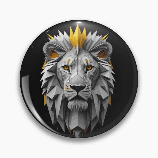 Item preview, Copy of Lion / Pixelated The King of The Jungle Art 4 designed and sold by Psycho-Crazy.