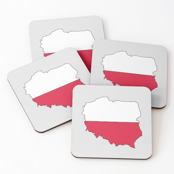 Item preview, Poland country shape flag designed and sold by zenithcreative.