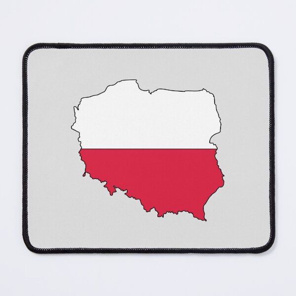 Item preview, Poland country shape flag designed and sold by Rachael Taylor.