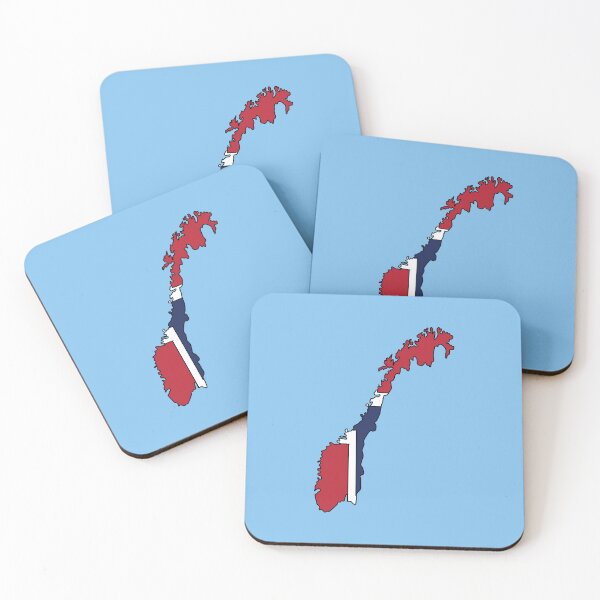 Item preview, Norway country shape flag designed and sold by Rachael Taylor.