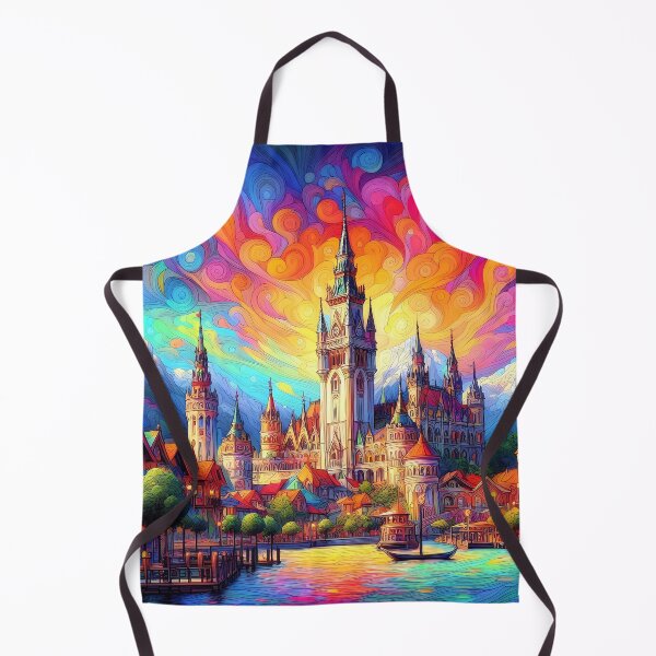 Item preview, Fantasia of Twilight: A Magical Castle by the Lake designed and sold by Vitalka-uk.