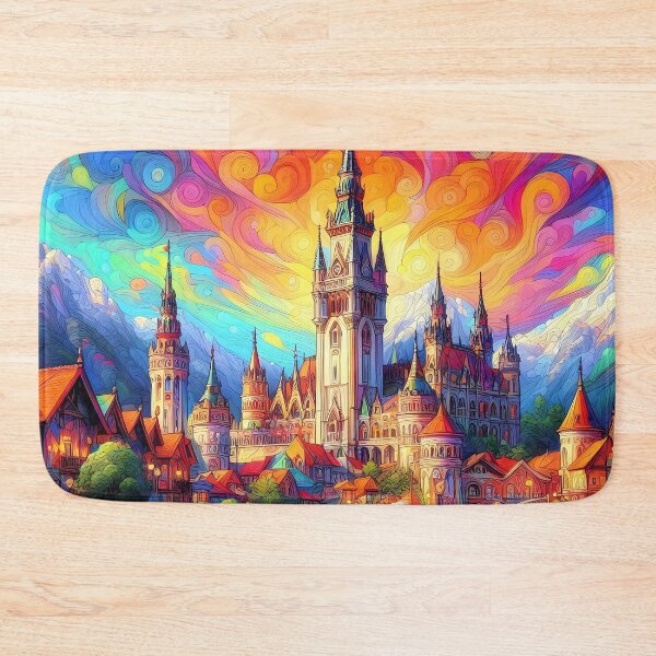 Item preview, Fantasia of Twilight: A Magical Castle by the Lake designed and sold by Vitalka-uk.