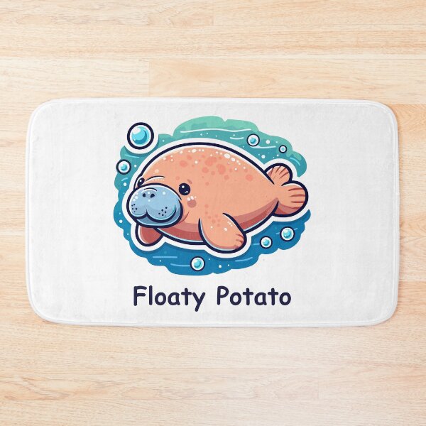 Item preview, Sea Cow Floaty Potato  designed and sold by DinoKate.