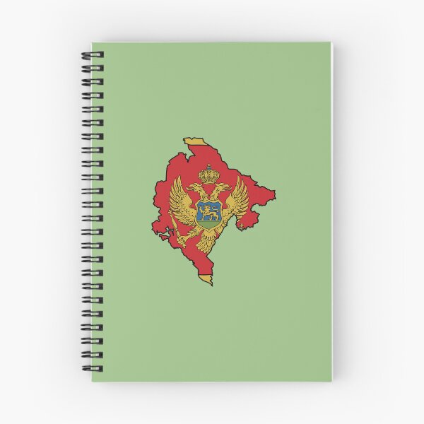Item preview, Bandera de forma de país de Montenegro designed and sold by Rachael Taylor.