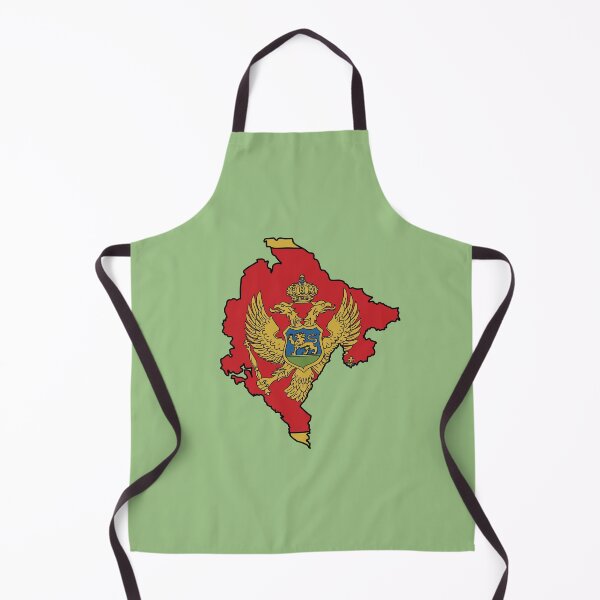 Item preview, Montenegro country shape flag designed and sold by Rachael Taylor.