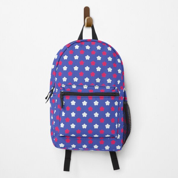 Item preview, Blue White Red Stars Modern Contemporary Print Pattern designed and sold by VioletsnPansies.