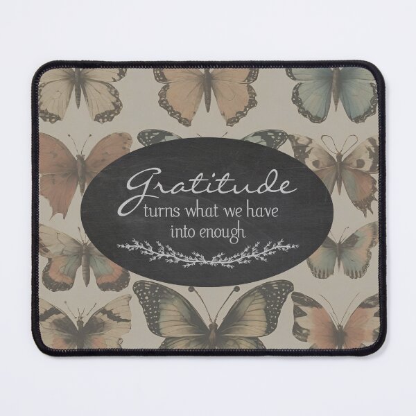 Item preview, Beautiful Butterflies and Gratitude Quote designed and sold by haRexia.