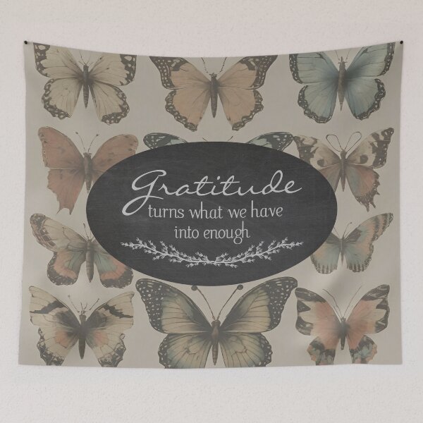 Item preview, Beautiful Butterflies and Gratitude Quote  designed and sold by haRexia.