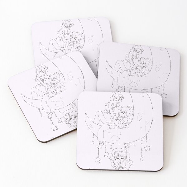 Item preview, Watching and Dreaming Lineart designed and sold by Ghost King Hollow.