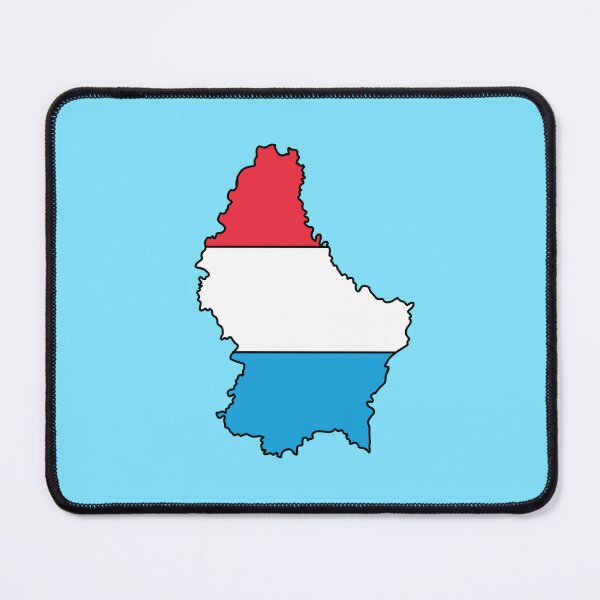 Item preview, Luxembourg country shape flag designed and sold by Rachael Taylor.