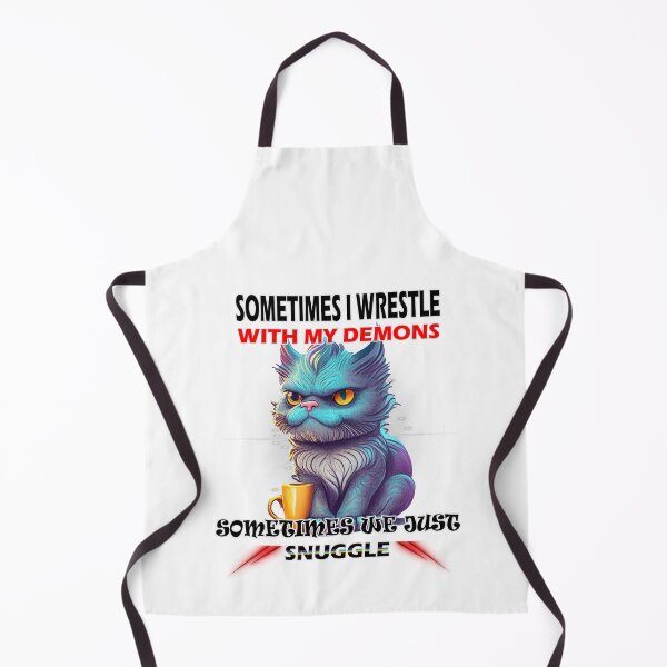 Item preview, Sometimes I wrestle with demons and sometimes we just snuggle  designed and sold by LinkyLankStank.