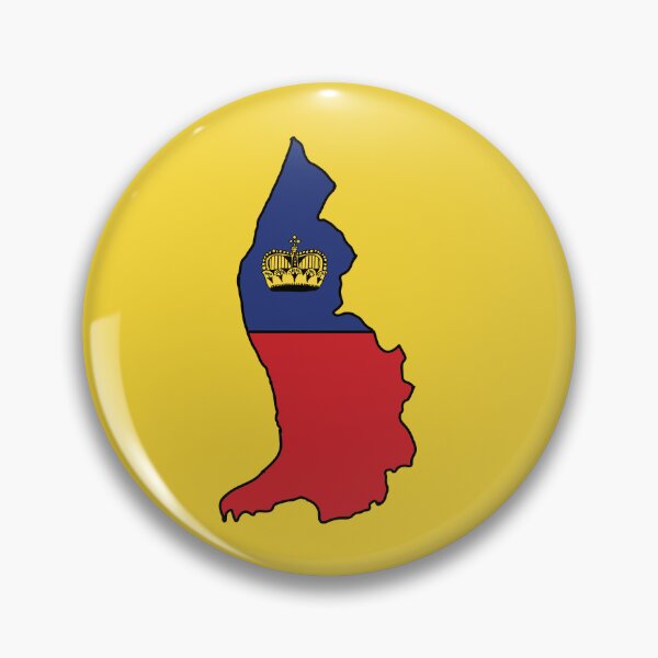 Item preview, Liechtenstein country shape flag designed and sold by Rachael Taylor.