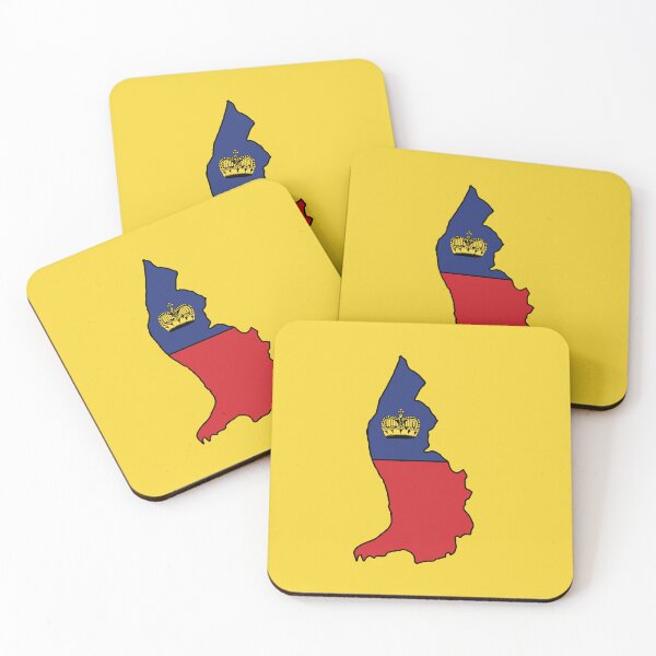 Item preview, Liechtenstein country shape flag designed and sold by Rachael Taylor.