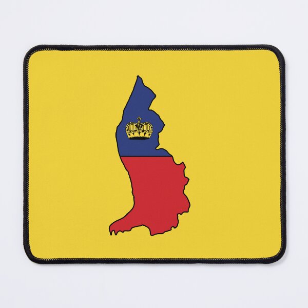 Item preview, Liechtenstein country shape flag designed and sold by Rachael Taylor.