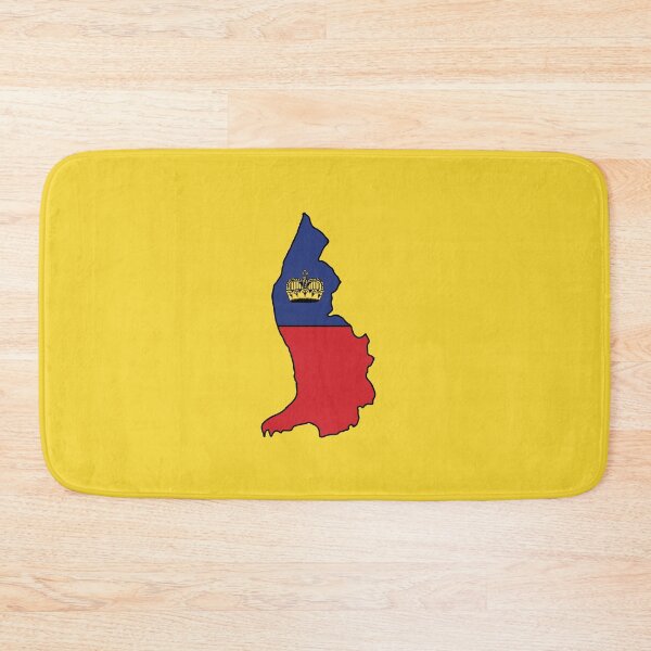 Item preview, Liechtenstein country shape flag designed and sold by Rachael Taylor.