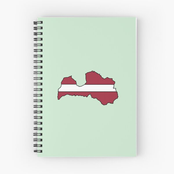 Item preview, Latvia country shape flag designed and sold by Rachael Taylor.
