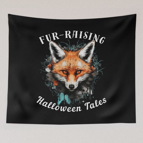 Artikelvorschau, Pelzige Halloween-Geschichten. Fuchs-Zitat entworfen und verkauft von FoxVibes.
