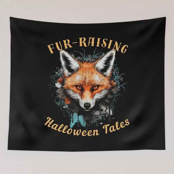 Artikelvorschau, Pelzige Halloween-Geschichten. Fuchsspruch entworfen und verkauft von FoxVibes.