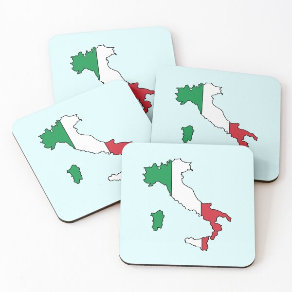 Item preview, Italy country shape flag designed and sold by Rachael Taylor.