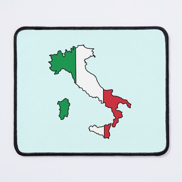 Item preview, Italy country shape flag designed and sold by Rachael Taylor.