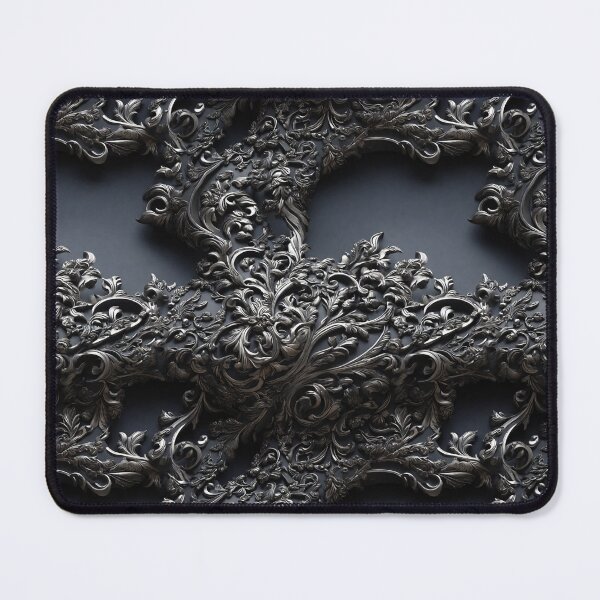 Item preview, ORNATE SILVER ON GRAY V2 designed and sold by NAG5089A.