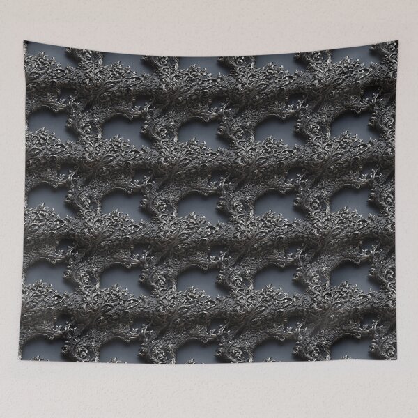 Item preview, ORNATE SILVER ON GRAY V2 designed and sold by NAG5089A.