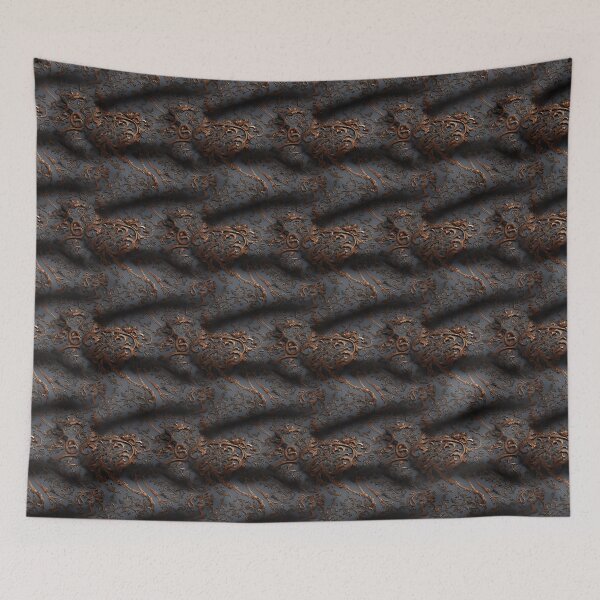 Item preview, ORNATE GOLD ON GREY designed and sold by NAG5089A.