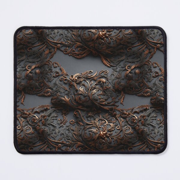 Item preview, ORNATE GOLD ON GREY V2 designed and sold by NAG5089A.