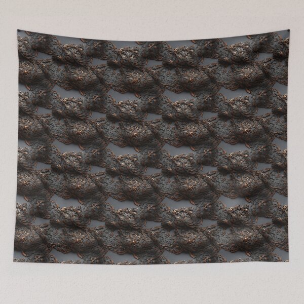 Item preview, ORNATE GOLD ON GREY V2 designed and sold by NAG5089A.