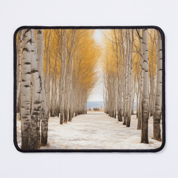 Item preview, Aspen Trees on a Snowy Spring Day designed and sold by Hartbecke.