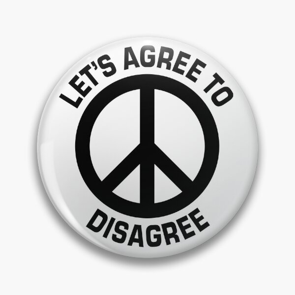 Item preview, Peace Sign: Let's Agree to Disagree designed and sold by ViktorCraft.