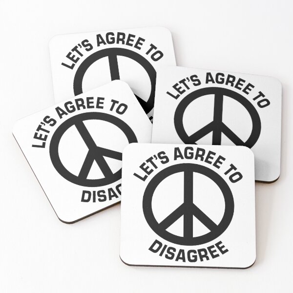 Item preview, Peace Sign: Let's Agree to Disagree designed and sold by ViktorCraft.