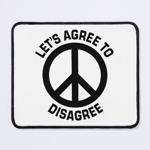 Item preview, Peace Sign: Let's Agree to Disagree designed and sold by ViktorCraft.