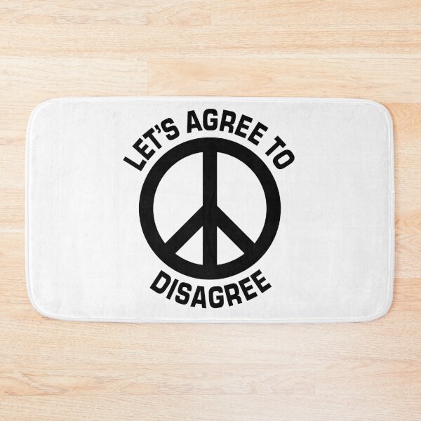 Item preview, Peace Sign: Let's Agree to Disagree designed and sold by ViktorCraft.