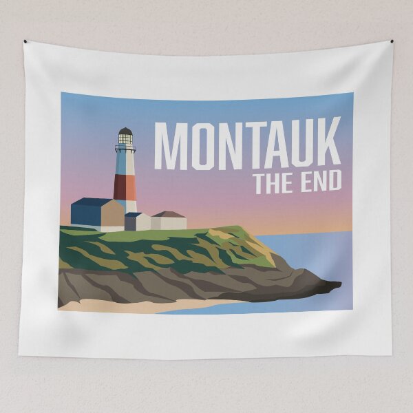 Artikelvorschau, Montauk Long Island Postkarte entworfen und verkauft von designbynic.